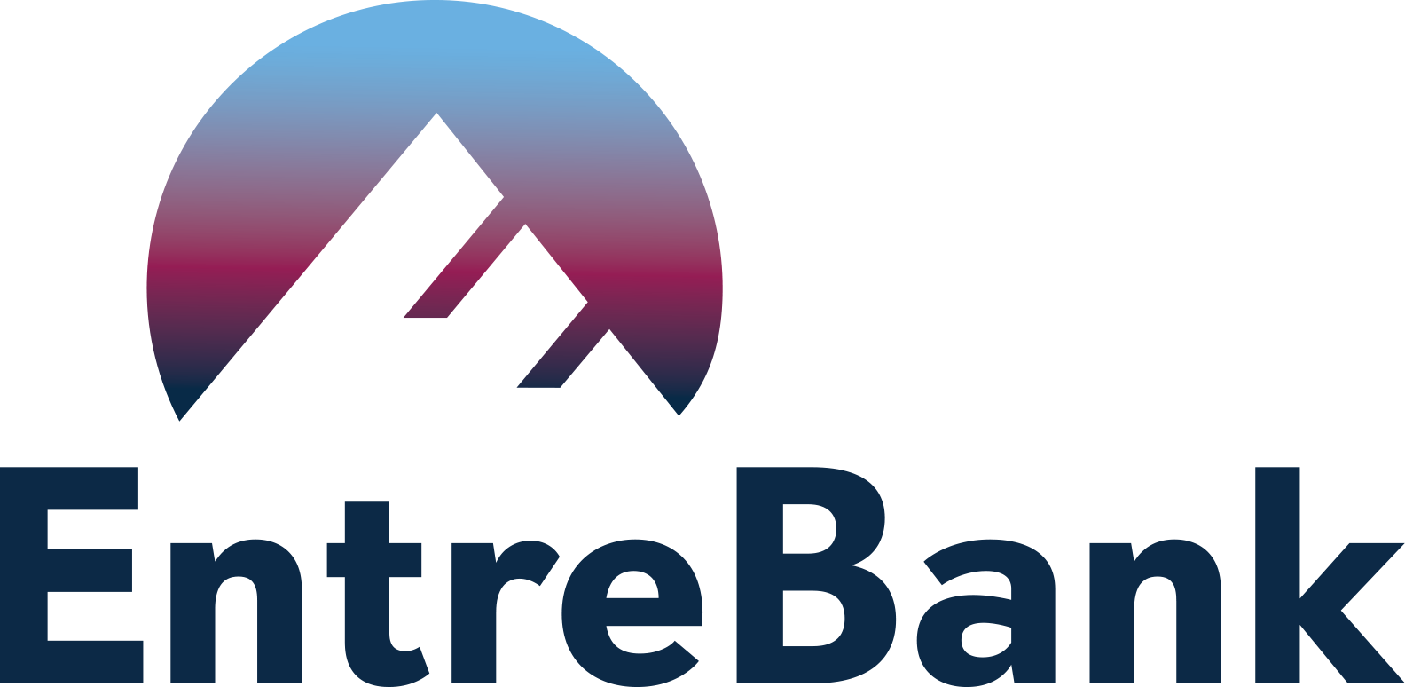 Aeon Affordable Homes EntreBank logo with stylized mountain and gradient sky above bold "EntreBank" text.
