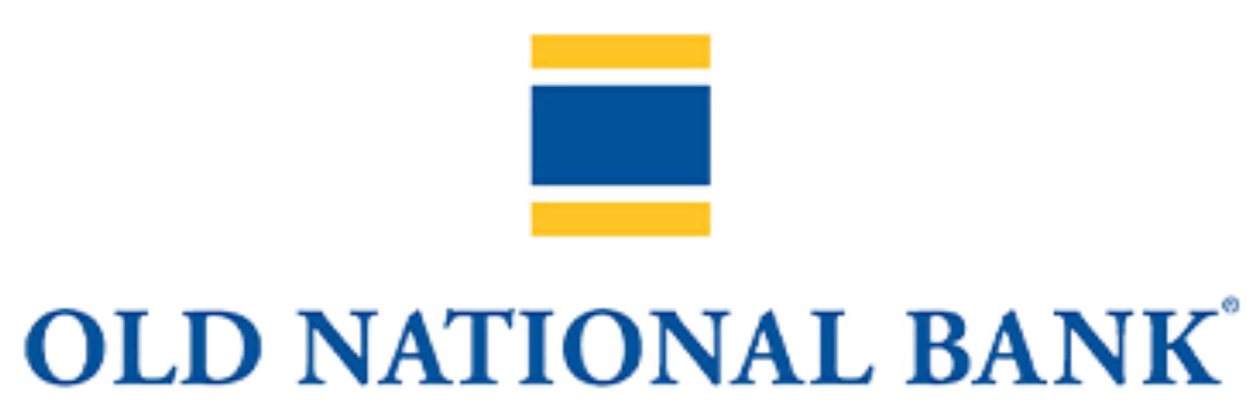 Aeon Affordable Homes Old National Bank logo with a blue and yellow emblem above the text “OLD NATIONAL BANK” in blue letters.