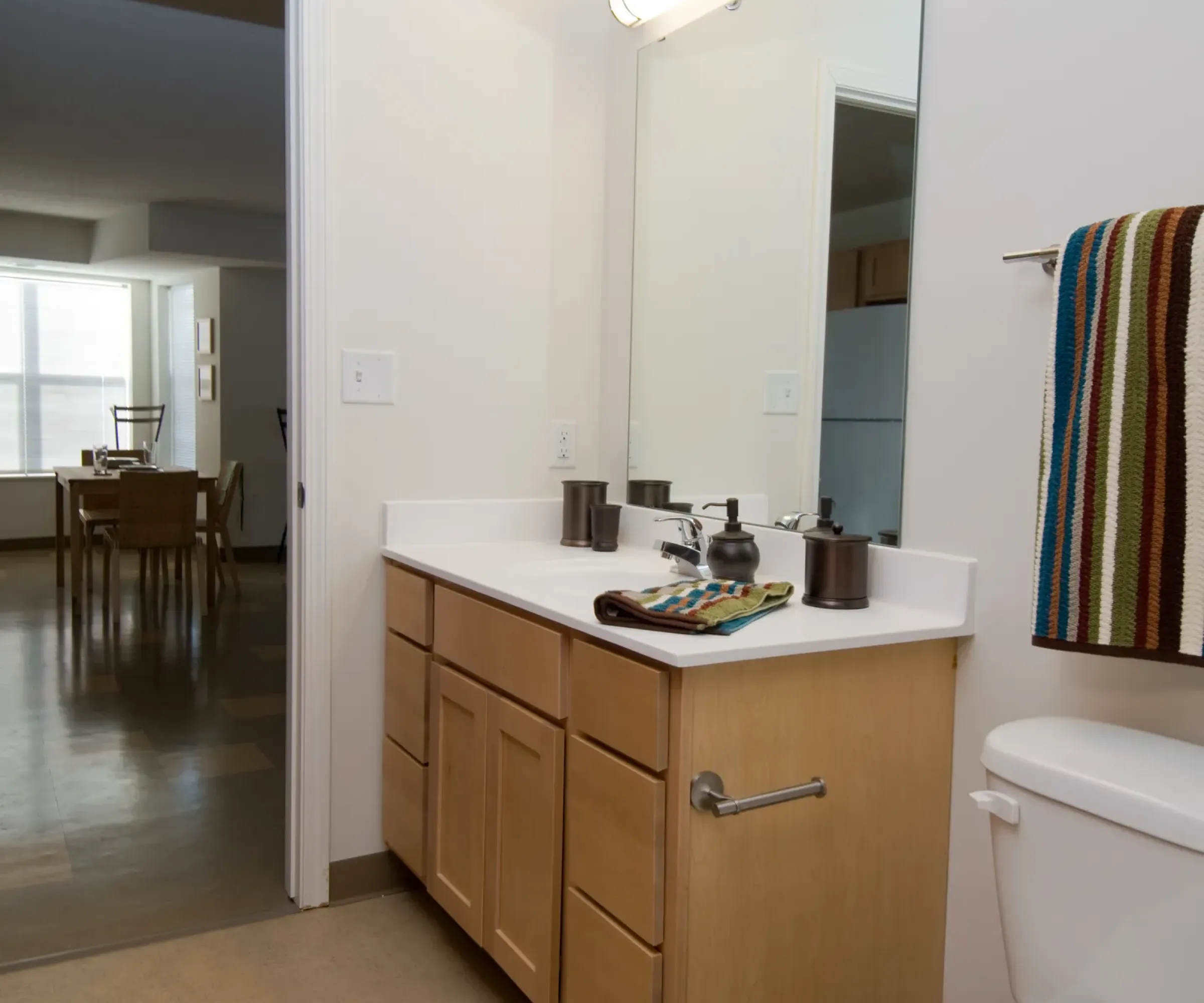 Aeon Affordable Homes with The Wellstone community apartment bathroom