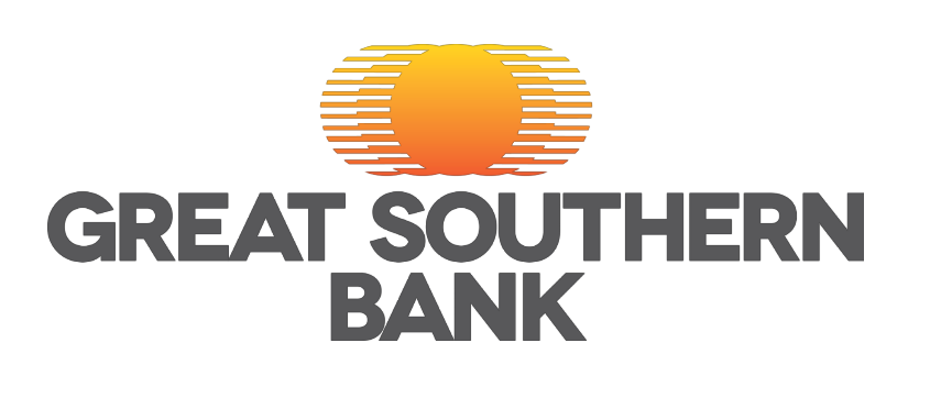 Aeon Affordable Homes Great Southern Bank logo with a stylized orange sun above the bank name in bold gray letters.
