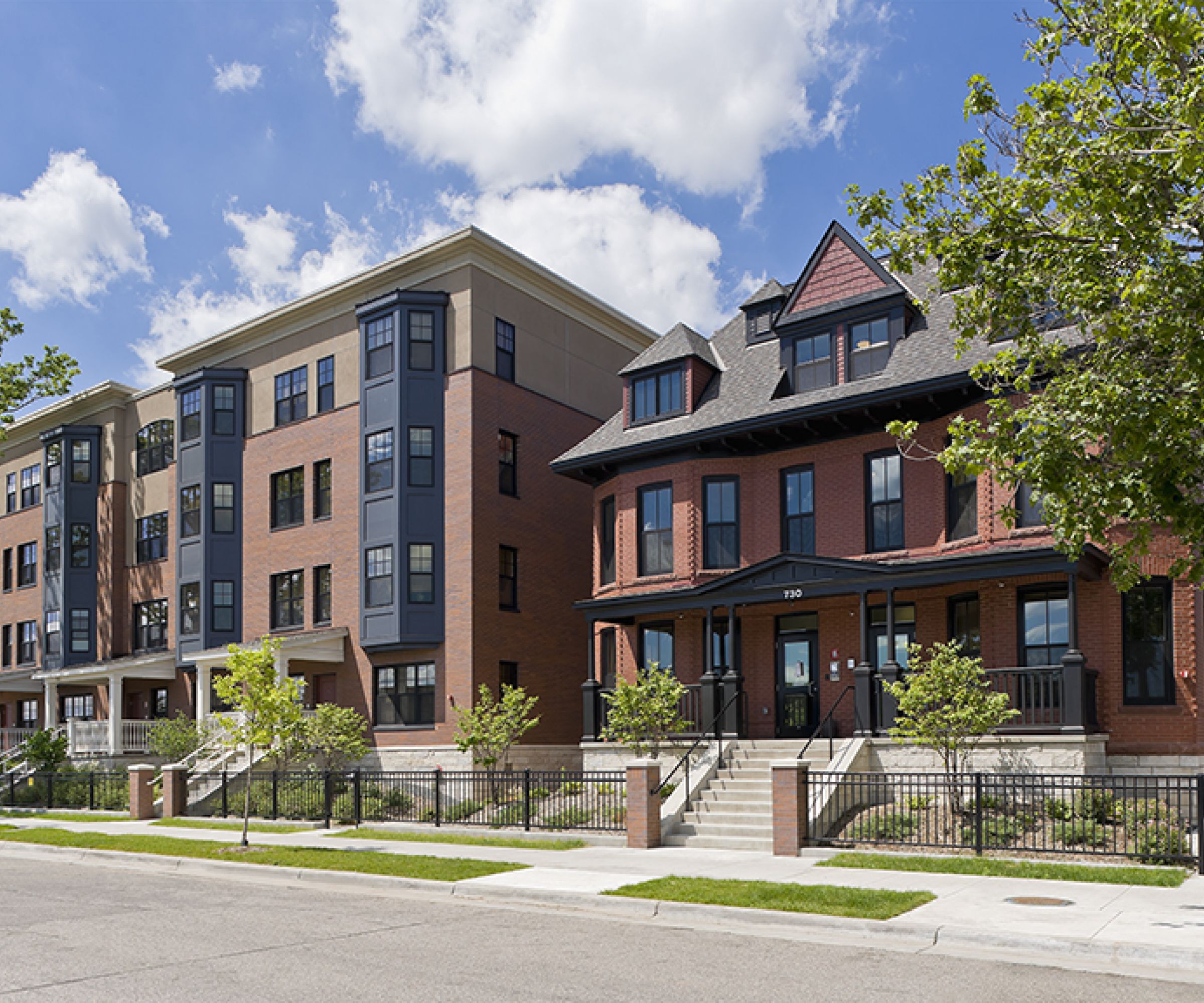 Aeon Affordable Homes with Alliance Community building exterior