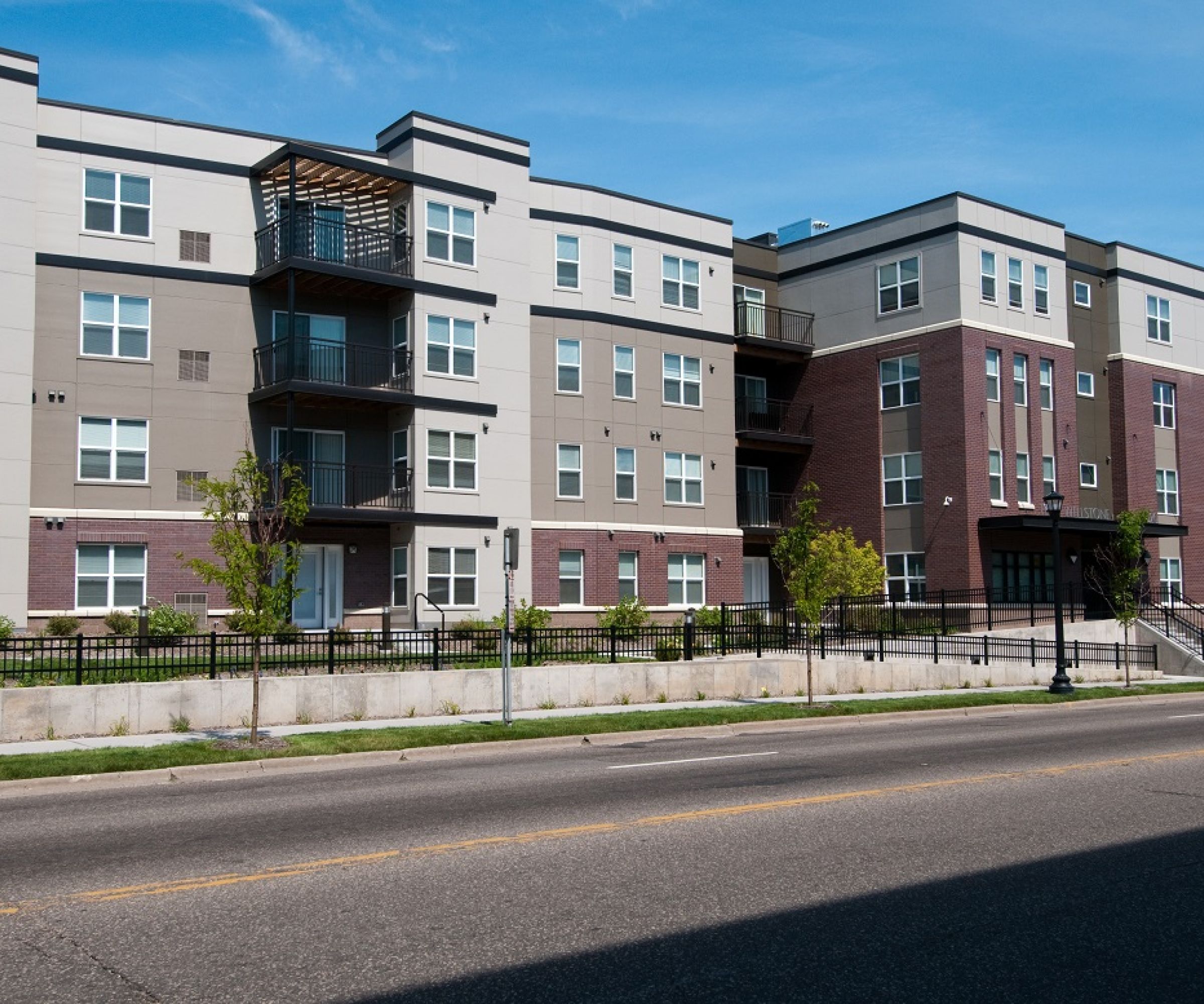 Aeon Affordable Homes The Wellstone community building exterior