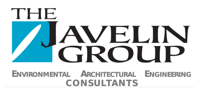 Aeon Affordable Homes The Javelin Group logo with a stylized javelin and text on environmental, architectural, and engineering consulting.