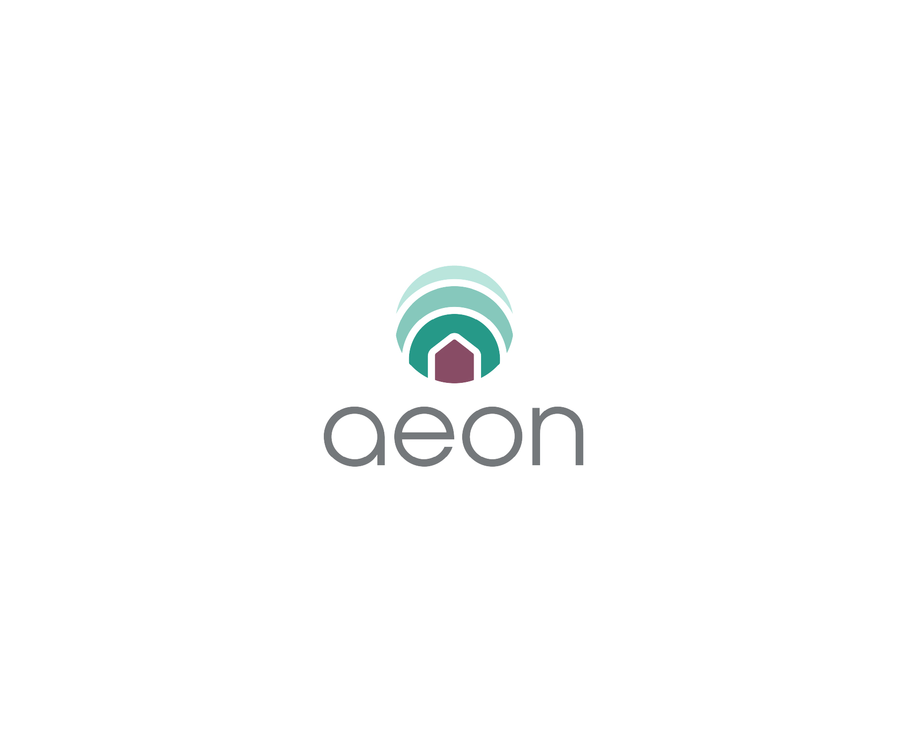 A section of Aeon's historical timeline marking its growth and new identity